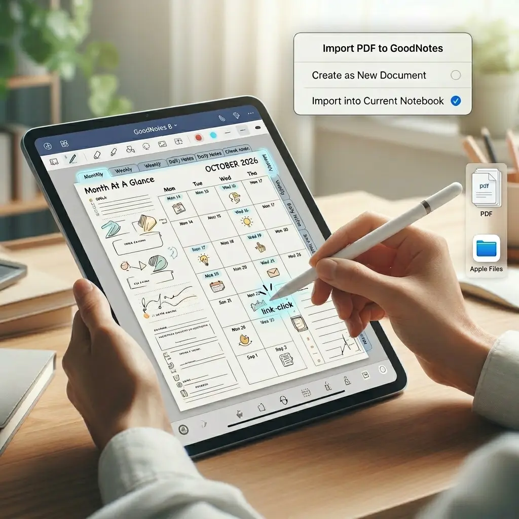 How to Import a Planner into GoodNotes on iPad