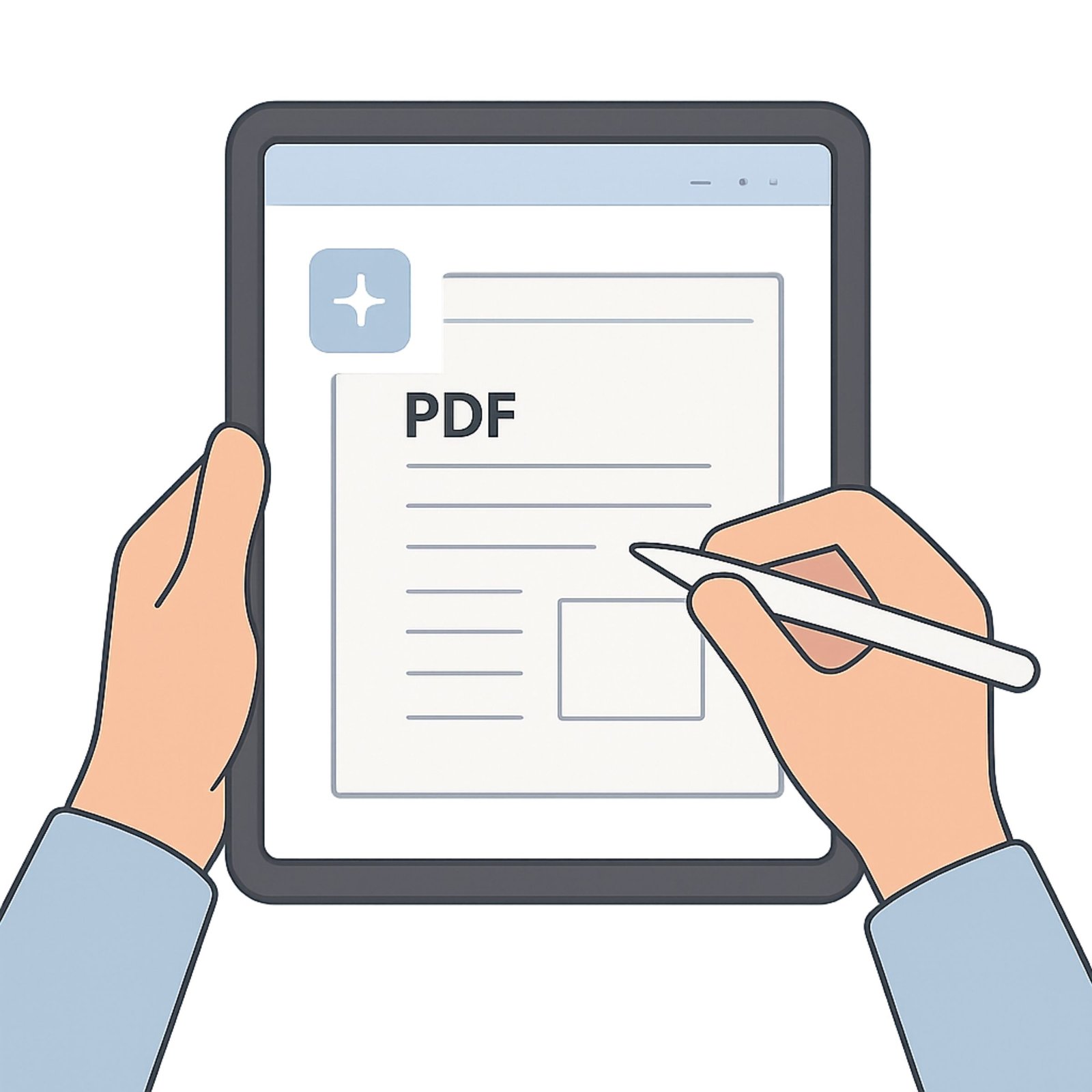 Import planner into GoodNotes from the Files app on an iPad